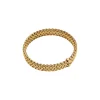 Outlet Bracciale Fope Panorama Flex It in Oro Giallo con Diamante Nero Gioielli Fope