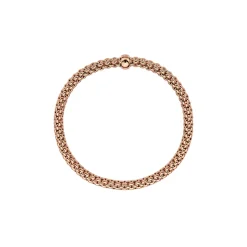 Online Bracciale Fope Solo Flex It in Oro Rosa Gioielli Fope