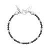 New Bracciale Giovanni Raspini Beat Spinello Nero Uomo Gioielli Giovanni Raspini Uomo