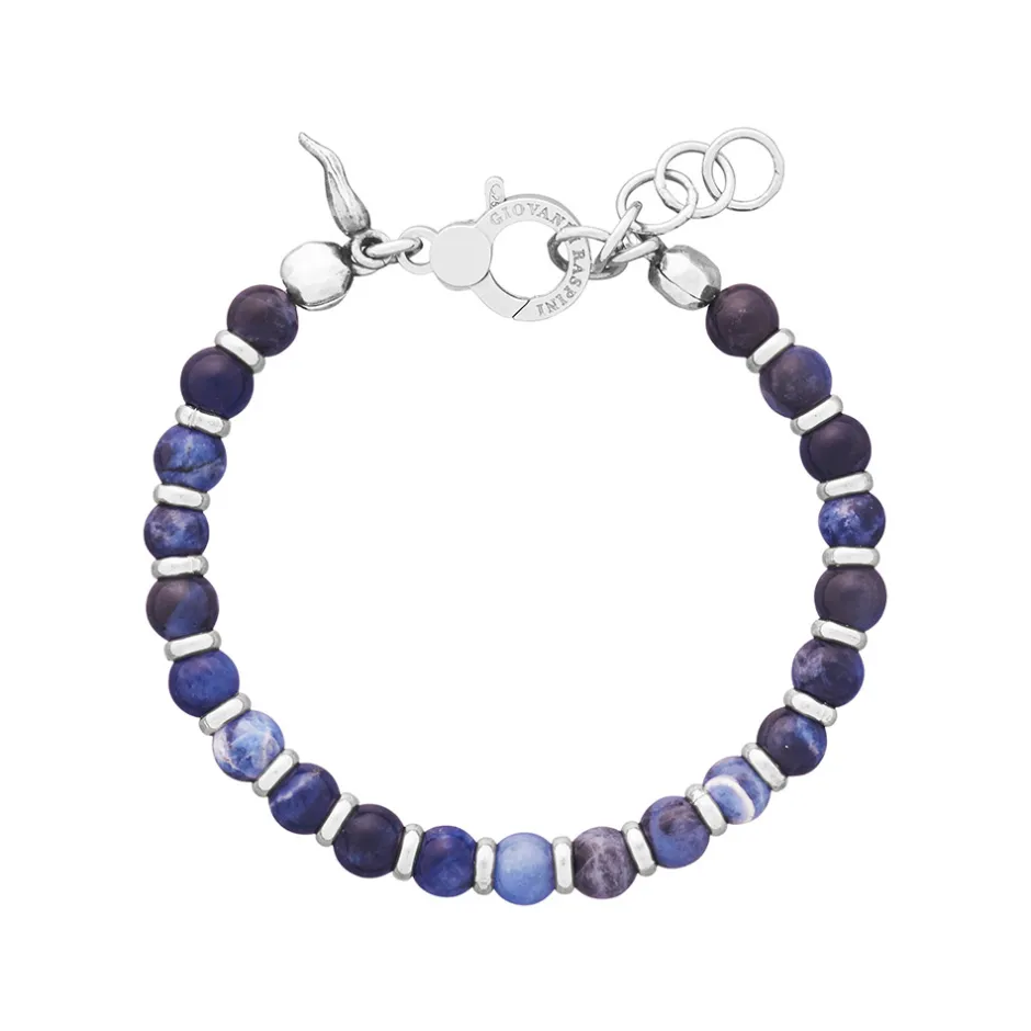 Best Bracciale Giovanni Raspini Tango Sodalite Uomo Gioielli Giovanni Raspini Uomo