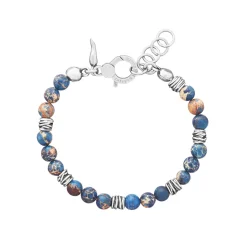 Sale Bracciale Giovanni Raspini Tango Agata Azzurra Uomo Gioielli Giovanni Raspini Uomo
