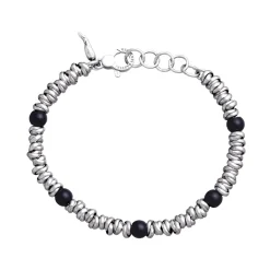 Fashion Bracciale Giovanni Raspini Nodini e Onice Uomo Gioielli Giovanni Raspini Uomo