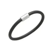 Best Bracciale Giovanni Raspini con Cuoio Nero Uomo Gioielli Giovanni Raspini Uomo
