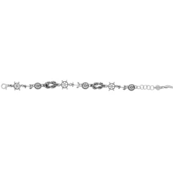 Outlet Bracciale Giovanni Raspini Navy Uomo Gioielli Giovanni Raspini Uomo