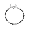 Outlet Bracciale Giovanni Raspini Pepite Grey Uomo Gioielli Giovanni Raspini Uomo