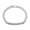 Hot Bracciale Giovanni Raspini Grumetta Piastrina Uomo Gioielli Giovanni Raspini Uomo
