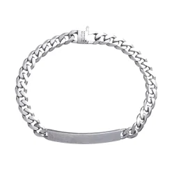 Hot Bracciale Giovanni Raspini Grumetta Piastrina Uomo Gioielli Giovanni Raspini Uomo
