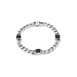 Discount Bracciale Giovanni Raspini Grumetta Onice Uomo Gioielli Giovanni Raspini Uomo