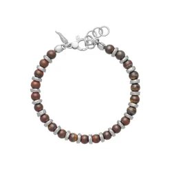 Hot Bracciale Giovanni Raspini Tango Occhio di Toro 20 cm Uomo Gioielli Giovanni Raspini Uomo