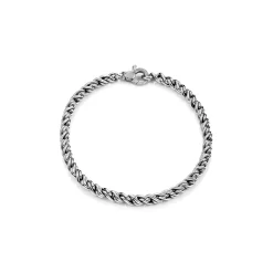 Hot Bracciale Giovanni Raspini Treccia Uomo Gioielli Giovanni Raspini Uomo