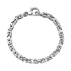 Sale Bracciale Giovanni Raspini Maglia Quadrata Bizantina Uomo Gioielli Giovanni Raspini Uomo