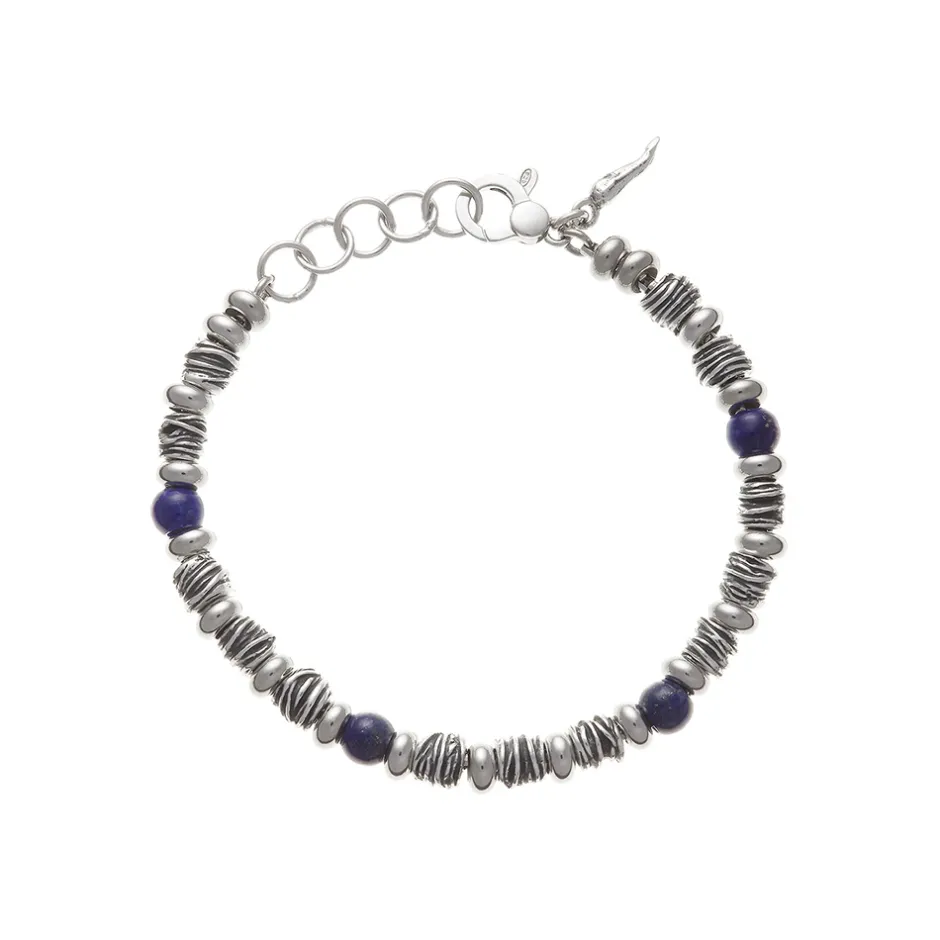 Best Bracciale Giovanni Raspini Bond Lapislazzuli Piccolo Uomo Gioielli Giovanni Raspini Uomo
