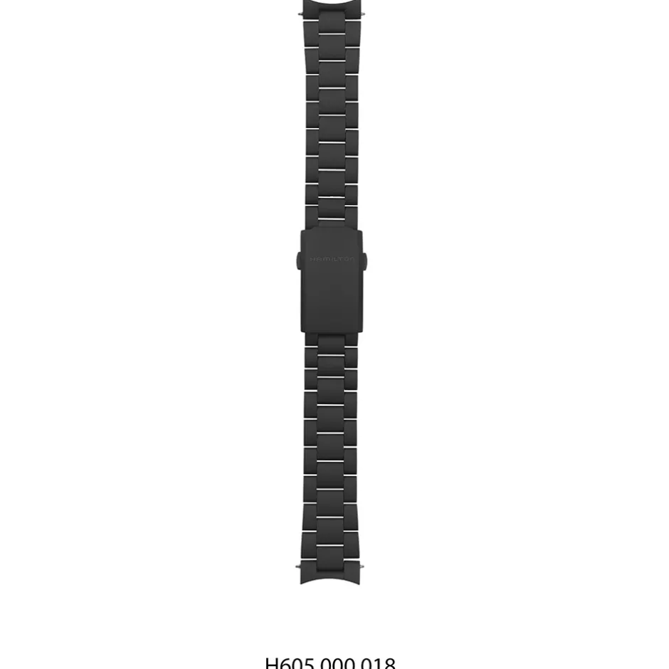 Best Bracciale Hamilton Khaki Field PVD Nero 20 mm H695.000.018 Cinturini Hamilton