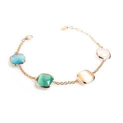 New Bracciale Madì Collezione Laguna con Quarzi Idrotermali Multicolor Gioielli Madi