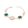 Best Bracciale Madi Collezione Safari con Malachite e Zirconi Bianchi Gioielli Madi