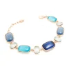 Outlet Bracciale Madi Laguna Blu con Quarzi Sfumature di Blu Gioielli Madi