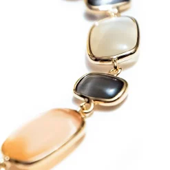 New Bracciale Madi Laguna Pesca con Nove Quarzi Idrotermali Gioielli Madi