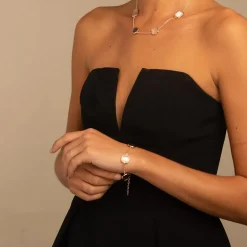 Best Bracciale Madi Laguna Pesca con Quattro Quarzi Idrotermali Colorati Gioielli Madi