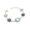 Best Bracciale Madi Luce Blu con Zirconi e Quarzi Idrotermali Blu e Azzurri Gioielli Madi