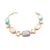 Clearance Bracciale Madi Multicolor in Argento Placcato Oro Rosa Gioielli Madi