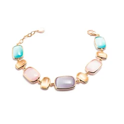 Clearance Bracciale Madi Multicolor in Argento Placcato Oro Rosa Gioielli Madi