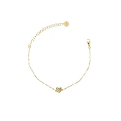Online Bracciale Rue des Mille Catena Cuore Zirconi Gioielli Rue Des Mille