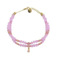 Online Bracciale Rue des Mille Elastici Drop Rosa Gioielli Rue Des Mille