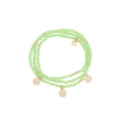 Sale Bracciale Rue des Mille Gipsy Chic Elastico Verde Gioielli Rue Des Mille