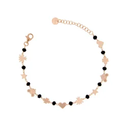 Fashion Bracciale Rue des Mille Micro Pietre Nere Gioielli Rue Des Mille