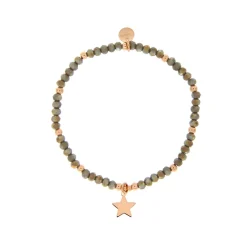 Clearance Bracciale Rue des Mille Stella Elastico Grigio Gioielli Rue Des Mille