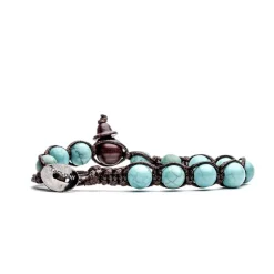 Outlet Bracciale Tamashii Originale Tibetano Con Turchese Gioielli Tamashii