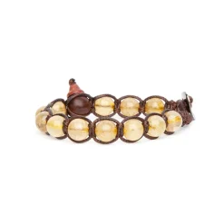 Outlet Bracciale Tamashii Originale Tibetano Citrino Gioielli Tamashii
