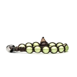 Discount Bracciale Tamashii Originale Tibetano Con Giada Verde Chiaro Gioielli Tamashii