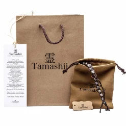 Best Bracciale Tamashii Originale Tibetano Ametista con Pietre da 6 mm Gioielli Tamashii