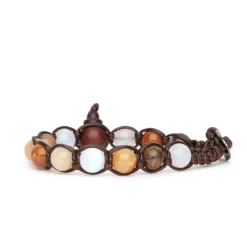 Best Bracciale Tamashii Tibetano Orchid Chalcedony Gioielli Tamashii