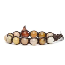 Outlet Bracciale Tamashii Tibetano Gold Silk Jade Gioielli Tamashii