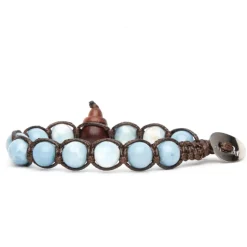 Best Bracciale Tamashii Tibetano Blue Sky Stone Gioielli Tamashii