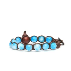Sale Bracciale Tamashii Tibetano Jade Blooms Bluebell Breeze Gioielli Tamashii