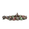 Clearance Bracciale Tamashii Tibetano Quarzo Mosaico Misto Gioielli Tamashii