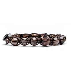 Outlet Bracciale Tamashii Tibetano Quarzo Fume Gioielli Tamashii