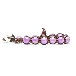 Clearance Bracciale Tamashii Tibetano Originale Mica Viola Gioielli Tamashii