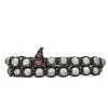 Best Bracciale Tamashii Tibetano a Doppio Filo con Pirite Opaca Gioielli Tamashii