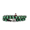 Best Bracciale Tamashii Tibetano a Doppio Filo Agata Verde Gioielli Tamashii