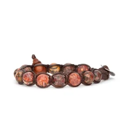 Clearance Bracciale Tamashii Tibetano Leopard Skin Gioielli Tamashii