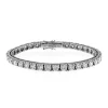 Clearance Bracciale Tennis in Oro Bianco con Diamanti di 11,10 Carati Bracciali Tennis