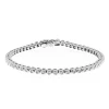 Best Bracciale Tennis Cipolline in Oro Bianco e Diamanti Bracciali Tennis