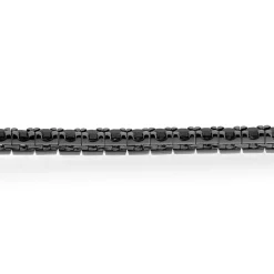 Online Bracciale Tennis in Oro Brunito con Diamanti Neri di 4 Carati Bracciali Tennis