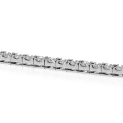 Clearance Bracciale Tennis in Oro Bianco con Diamanti di 11,10 Carati Bracciali Tennis
