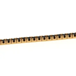 Online Bracciale Tennis in Oro Rosa con Diamanti Neri 2,25 Carati Bracciali Tennis