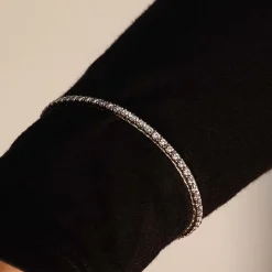 Clearance Bracciale Tennis in Oro Bianco con Diamanti 1,01 Carati Bracciali Tennis